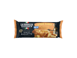 La Famiglia Kitchen Garlic Baguette Twin Pack 400g